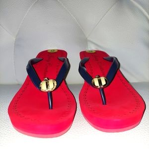 Juicey Coture Laney Wedge Sandals Sz 9